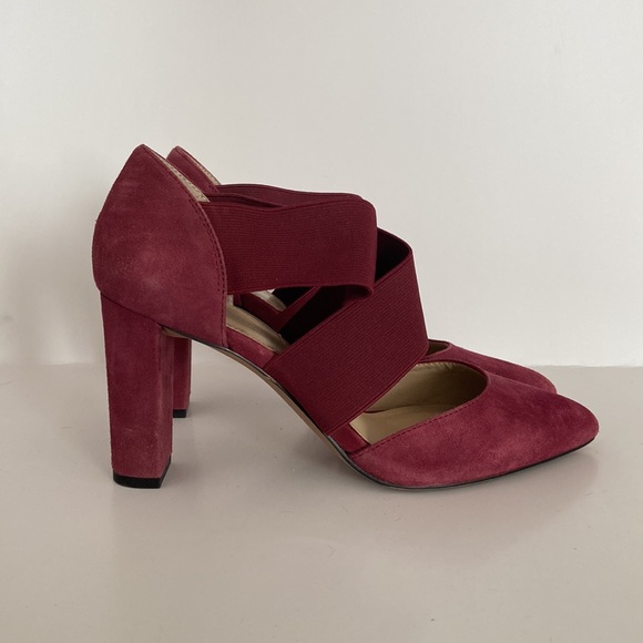 Adrienne Vittadini heels - Burgandy - Size 7 - Picture 4 of 7